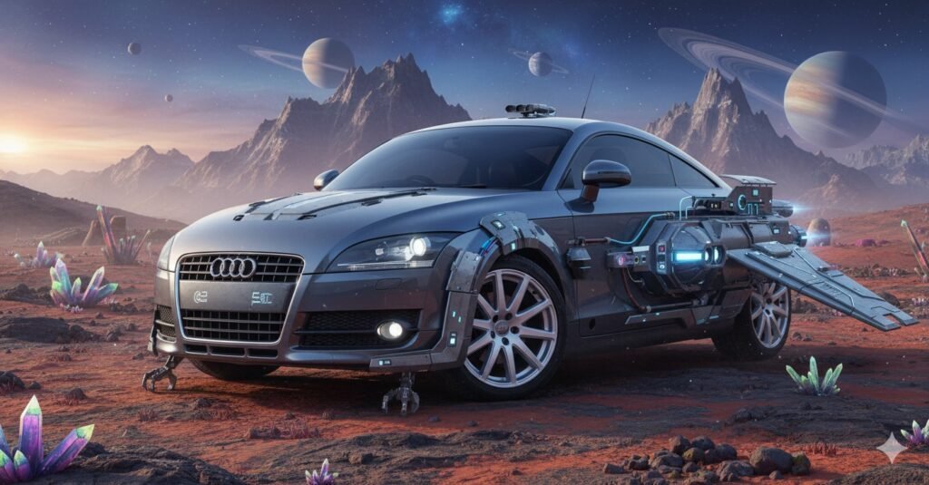 Audi TT Mk 2 in space
