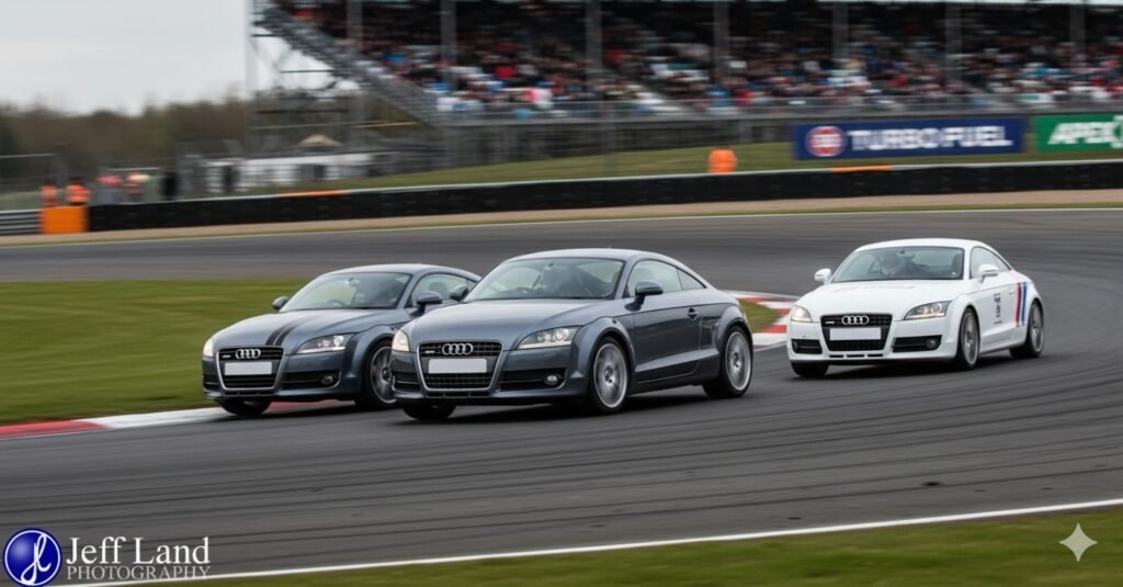 Audi TT Mk 2 on race track