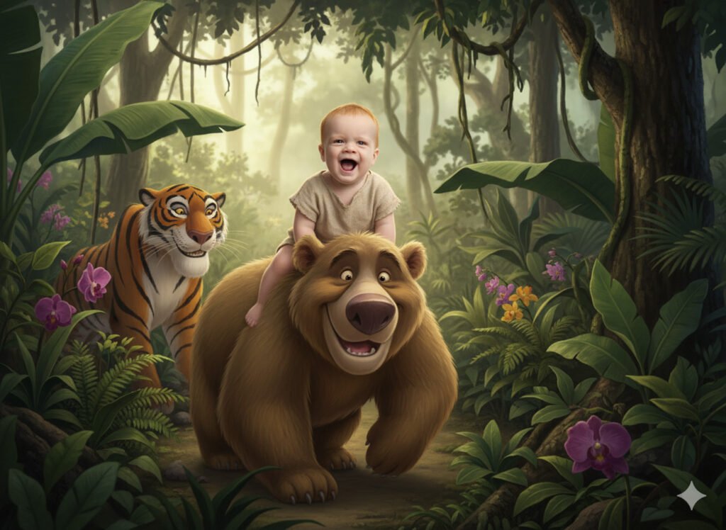 Gemini Generated Jungle Book